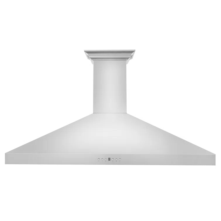 ZLINE 42 in. ZLINE CrownSound™Ducted Vent Wall Mount Range Hood in Stainless Steel W/ Bluetooth Speakers (KL3CRN-BT-42) KL3CRN-BT-42