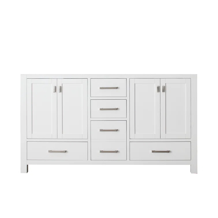 Avanity Modero-V60 Modero 60" Double Free Standing Wood Vanity Cabinet Only - White
