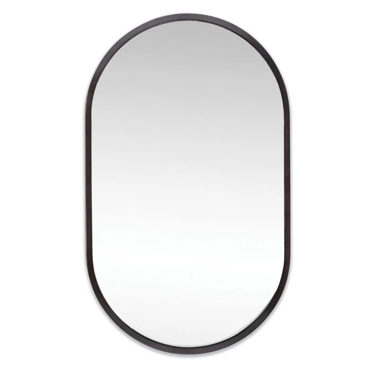 Canal Stainless Steel Flat Wall Mirror