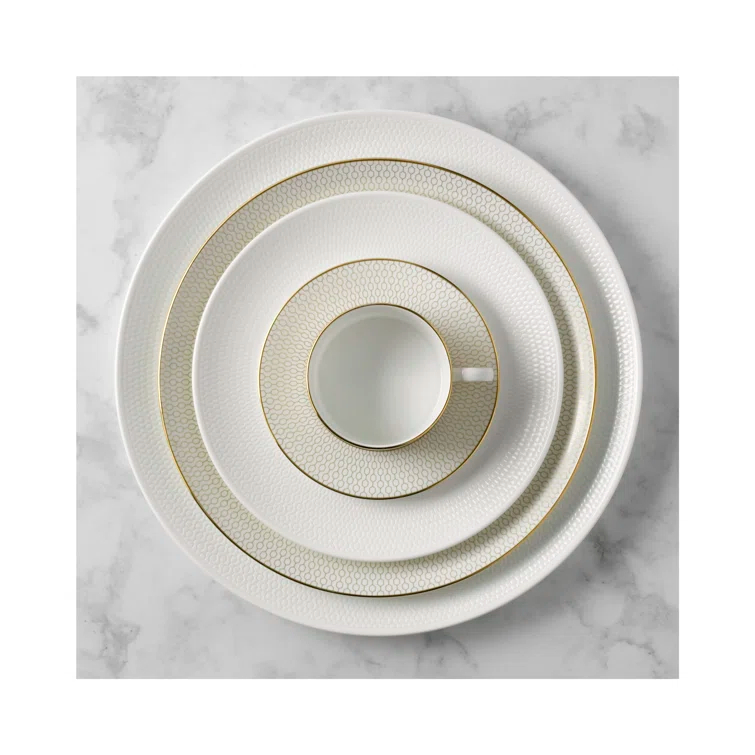 Wedgwood Gio Gold 5 Piece Place Setting & Reviews | Wayfair