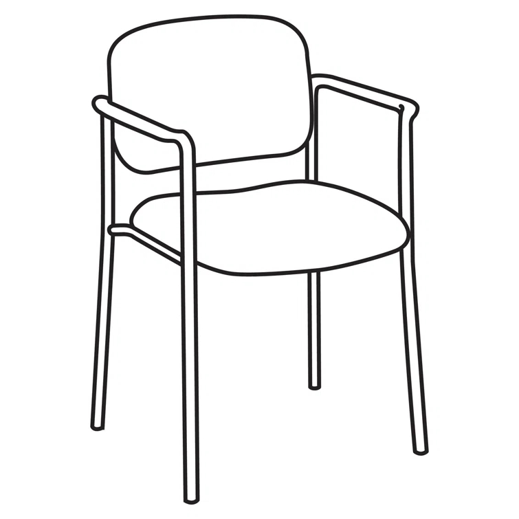 Executive Mid-Back Stackable Chair