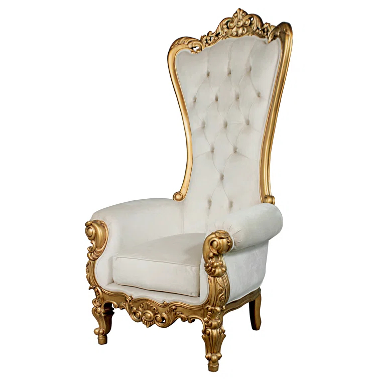 Design Toscano Contessa Baroque Wingback Chair