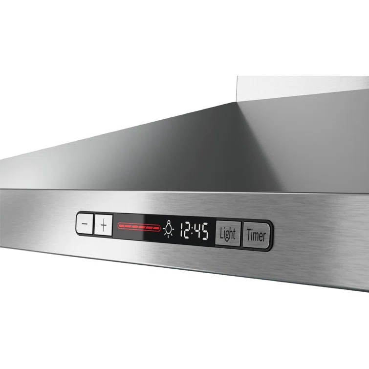 800 Series 36" 600 CFM Convertible Wall Mount Range Hood in Stainless Steel
