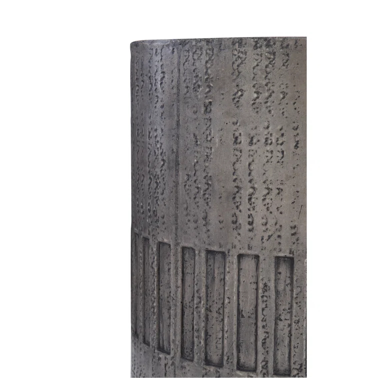 Bernhardt Miramar Round Concrete Outdoor Side Table