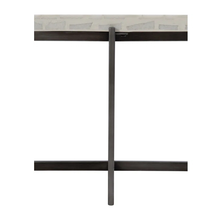 Stillwater Rectangular Concrete Outdoor Coffee Table