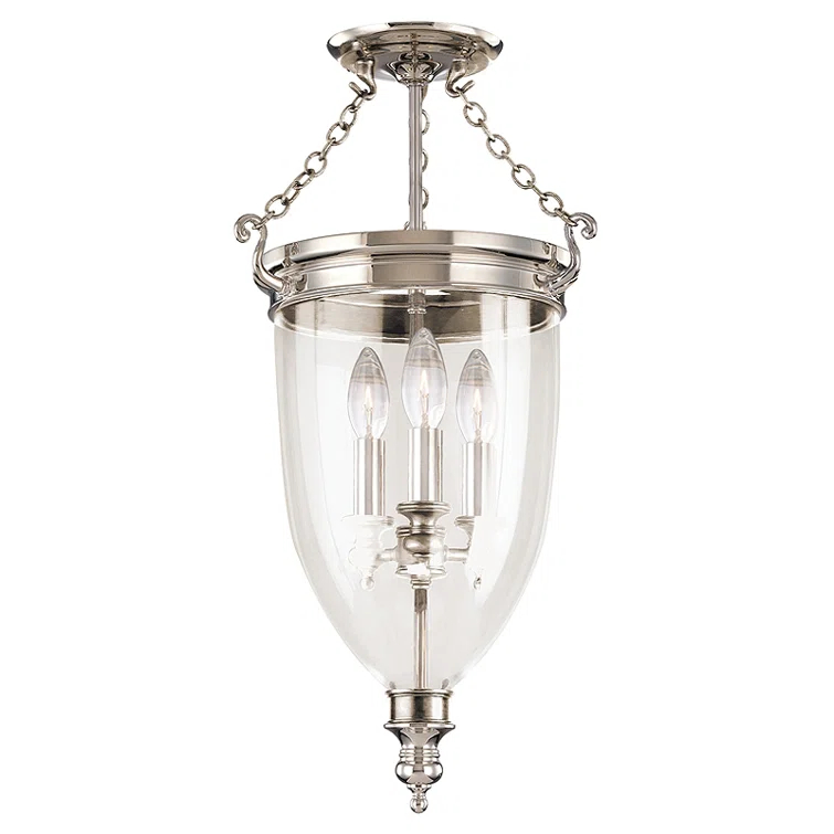 Hanover Glass Semi Flush Mount