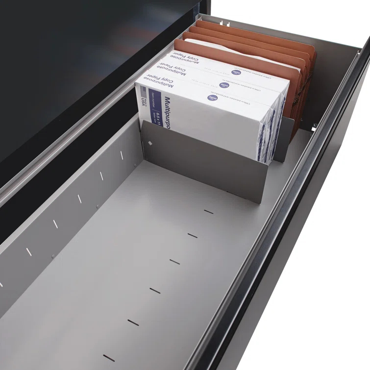 Fortress 42'' Wide 5 -Drawer Steel File Cabinet