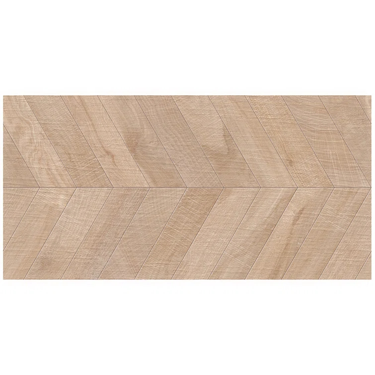 Chevron 24 in. x 48 in. Matte Porcelain Floor and Wall Tile (15.49 Sq. Ft. / Case)