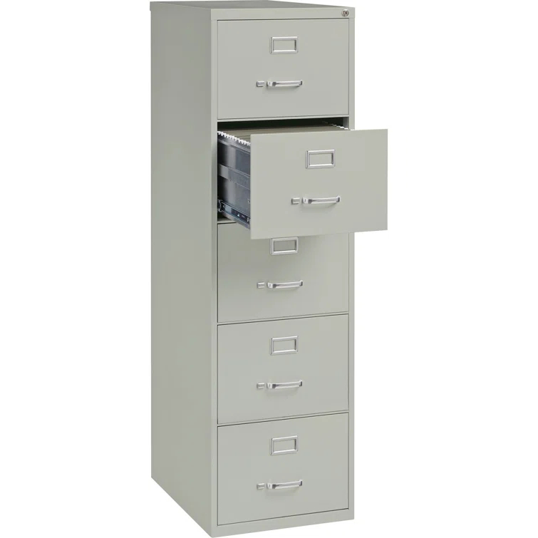 Fortress 18'' Wide 5 -Drawer Steel File Cabinet