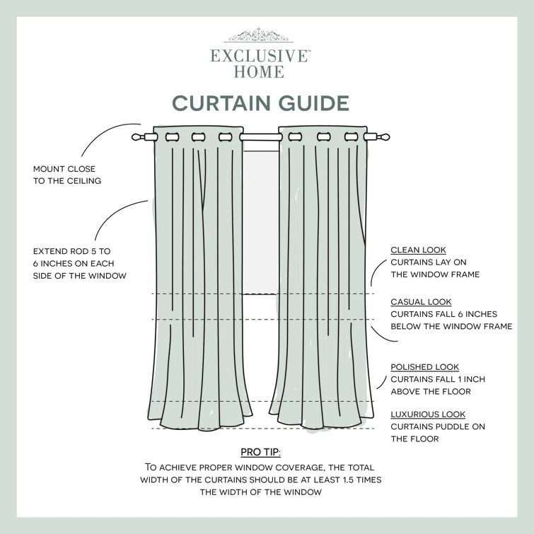 Cabana Solid Heavyweight Indoor Outdoor Curtains