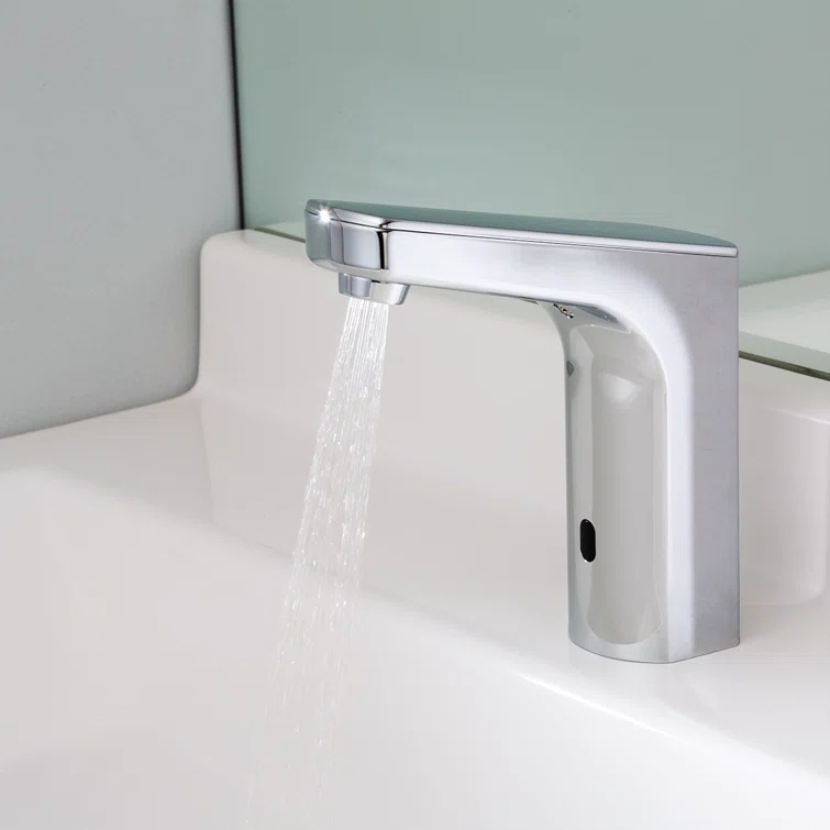 Sensorflo Battery Powered Single Hole Bathroom Faucet