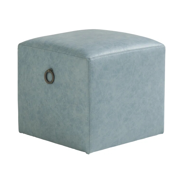 Tommy Bahama Home Ocean Breeze Jupiter Leather Ottoman