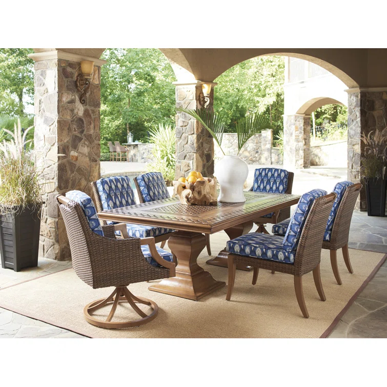 Harbor Isle Swivel Rocker Arm Dining Chair