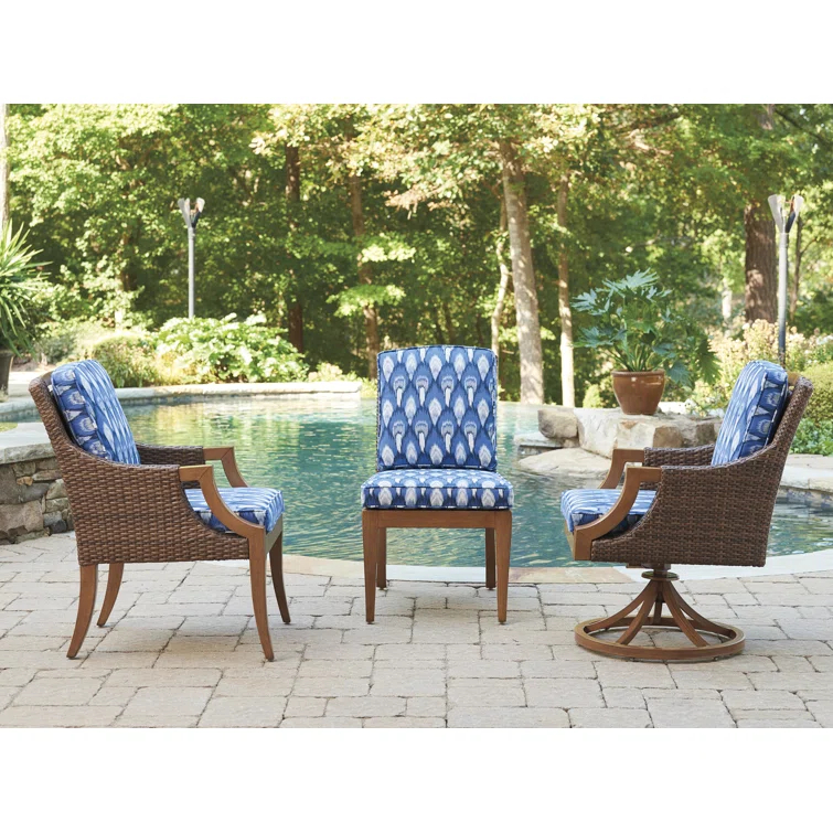 Harbor Isle Swivel Rocker Arm Dining Chair