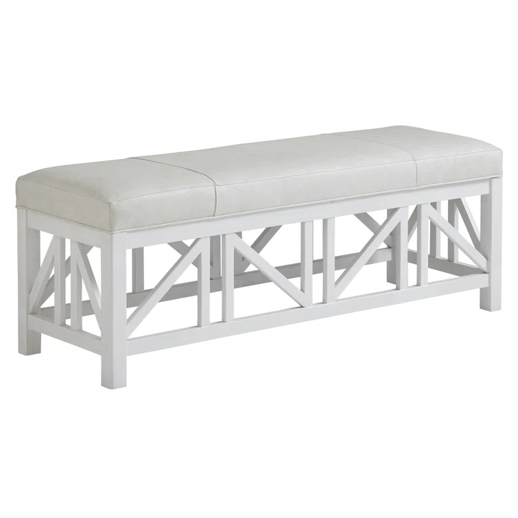 Ocean Breeze Birkdale Leather Bench