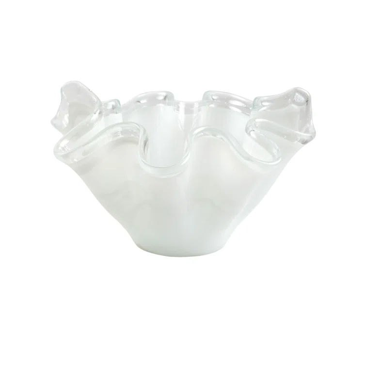 VIETRI Onda Handmade Glass Decorative Bowl 1