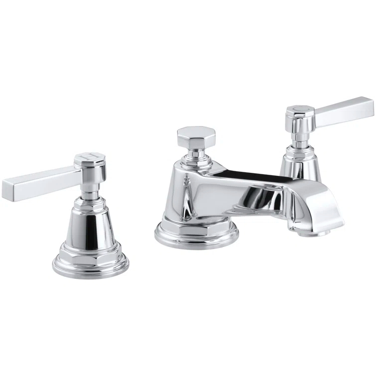 Pinstripe® Pure Widespread Bathroom Sink Faucet with Cross Handles