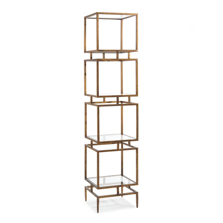 John-Richard 82" H x 18" W x 18" D Modernist Etagere | Wayfair