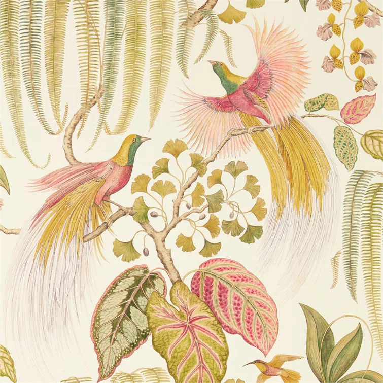 Sanderson Bird of Paradise Wallpaper | Perigold