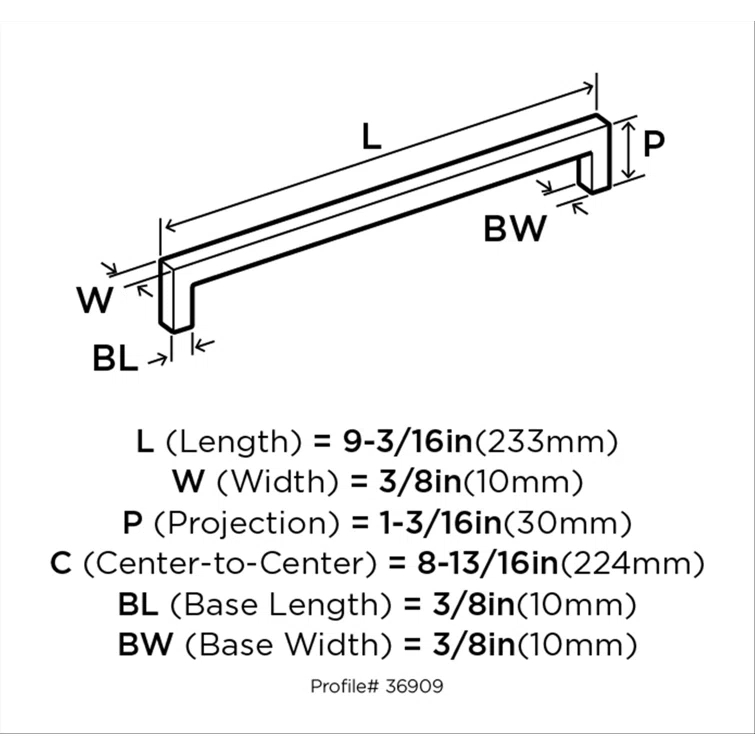 Center to Center Bar Pull