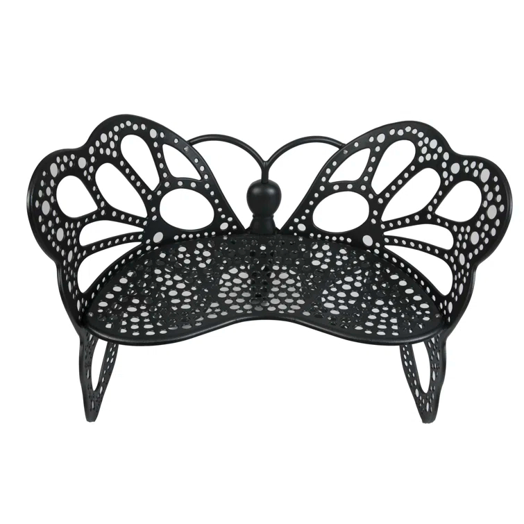 Gracie Oaks Whaley Aluminum Outdoor Bench