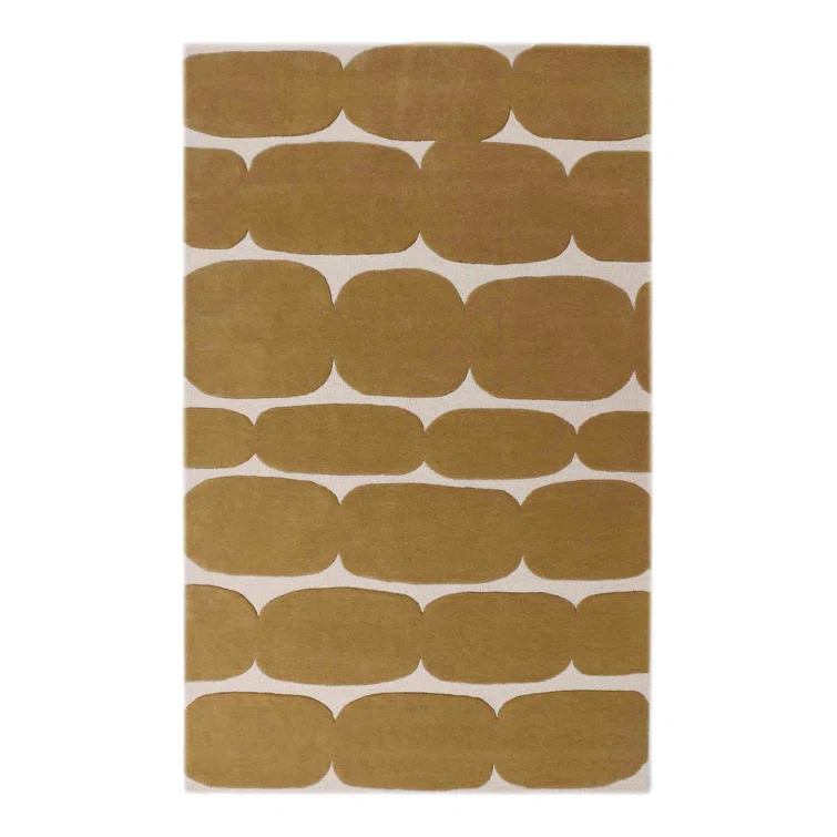 Brick Road Mustard Yellow/Ivory Rug