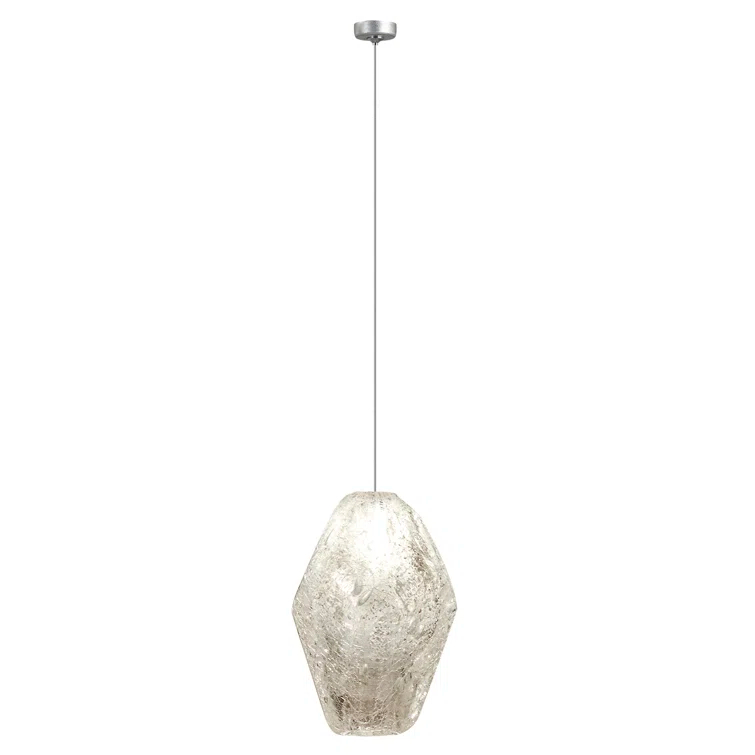 Fine Art Handcrafted Lighting Natural Inspirations 4.5" Round Drop Pendant Light