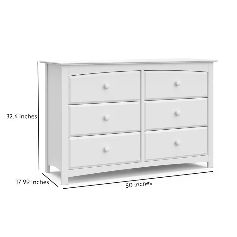 Kenton 6 Drawer Double Dresser