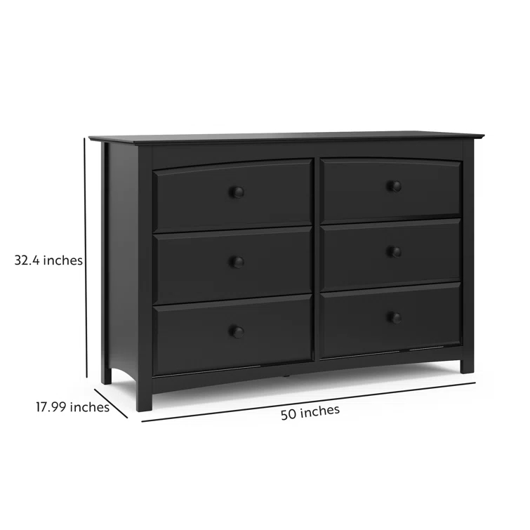 Kenton 6 Drawer Double Dresser