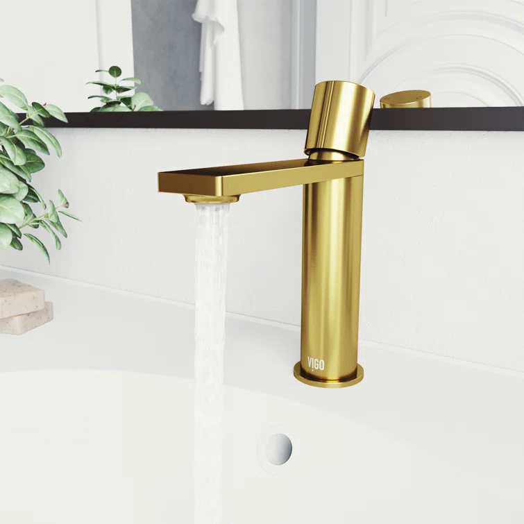 Halsey 7" H Single Handle Single Hole Bathroom Faucet
