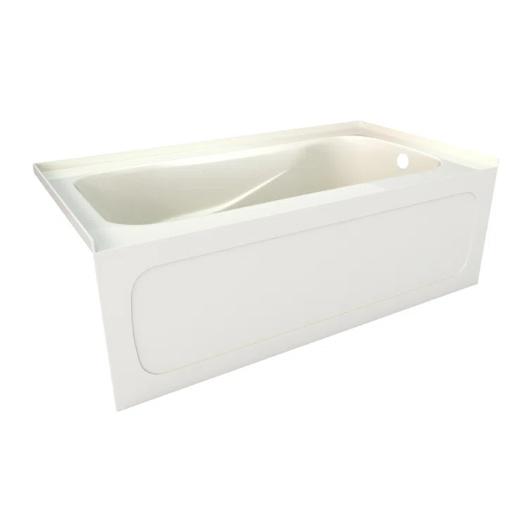 Avec 60 In. X 30 In. Alcove Bath, Left Drain