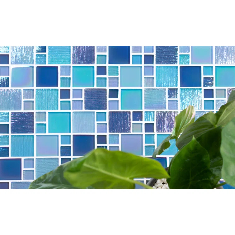 WS Tiles® Reflections Artista Glass Versailles Mosaic Sheet Tile