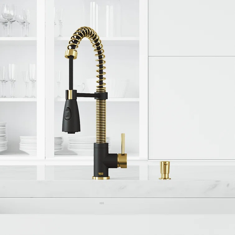 Brant EternalSeal Single Handle Pull-Down Kitchen Faucet with Dual Mode Sprayer