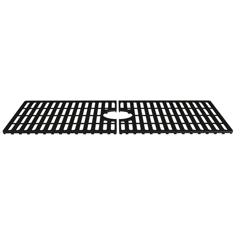 Silicone Grid VIGO Matte Stone 32" L x 15" W Bottom Sink Grid for 36 in. Single Bowl Kitchen Sink