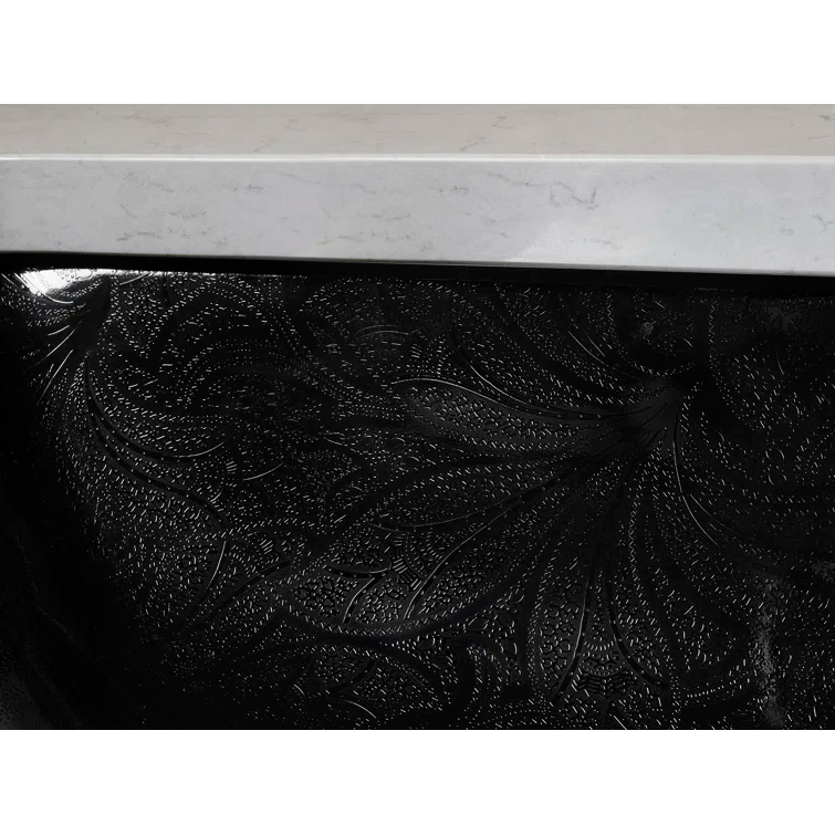 KOHLER Sartorial Paisley Caxton, ARTIST EDITIONS Rectangle Undermount Bathroom Sink