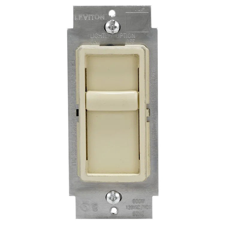 Tamper Resistant Slide Single Pole Dimmer