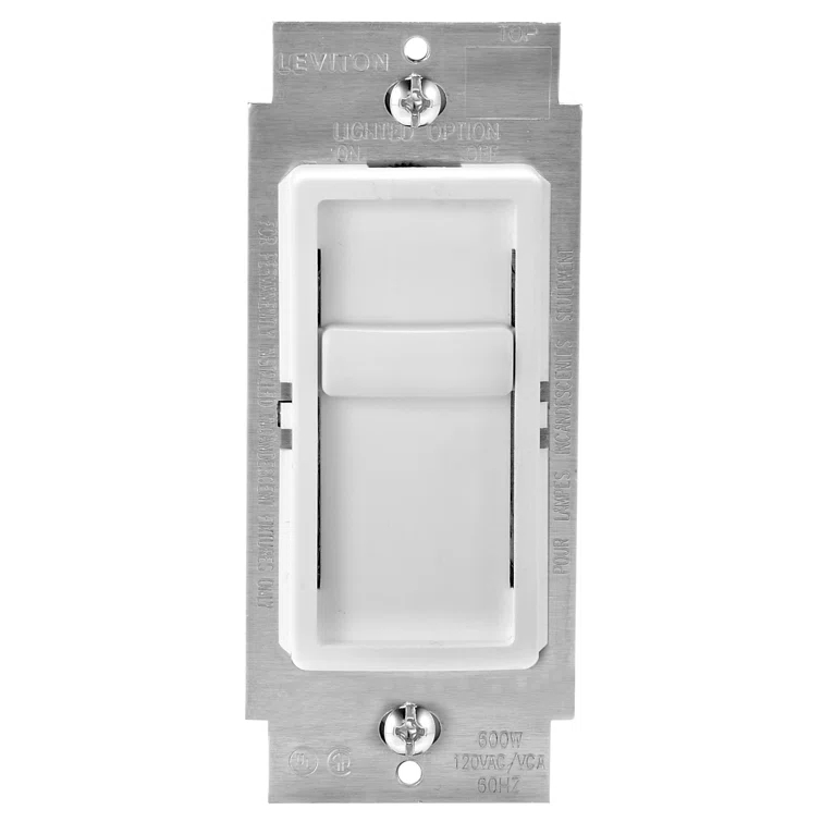Tamper Resistant Slide Single Pole Dimmer