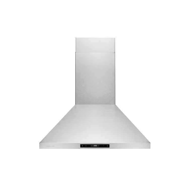 Hauslane 30" Stainless Steel 450 CFM Convertible Wall Range Hood with Baffle Filter