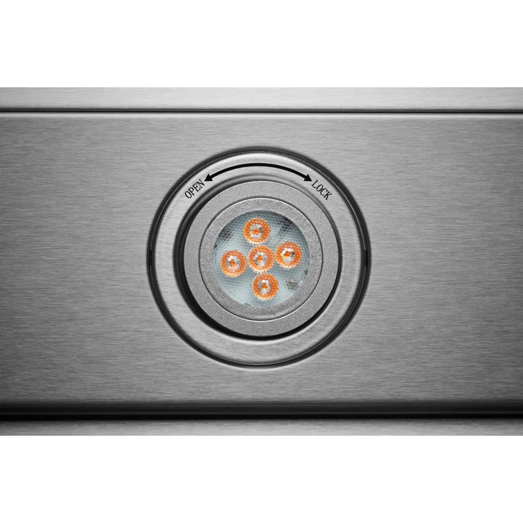 Hauslane 30" Stainless Steel 450 CFM Convertible Wall Range Hood with Baffle Filter