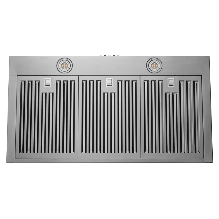 Hauslane 30" Stainless Steel Convertible Wall Range Hood with Baffle Filter
