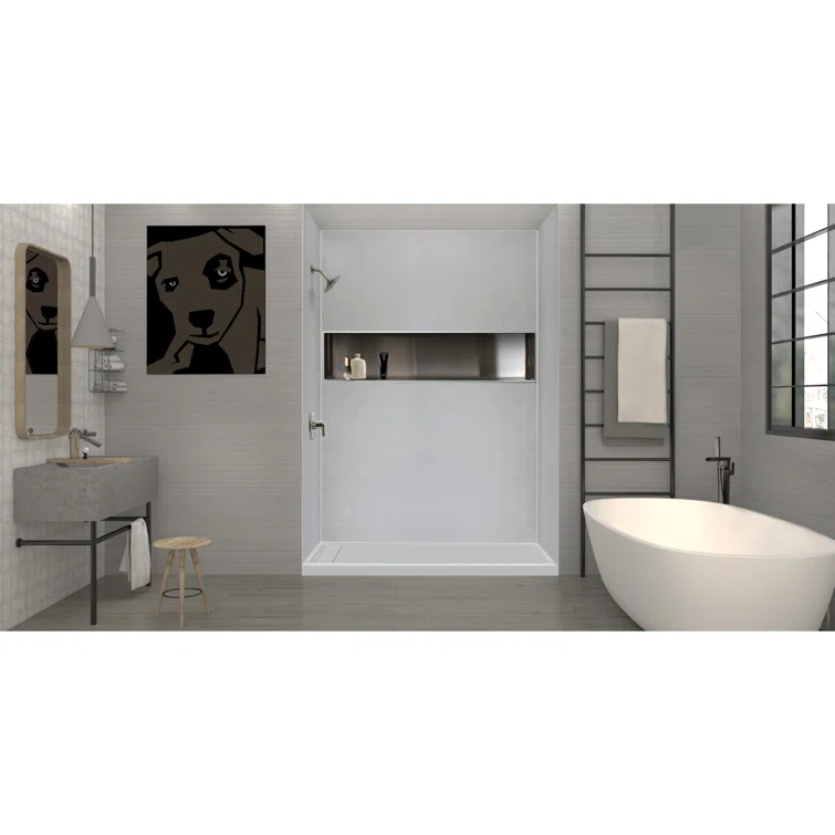 30'' W 60'' D Rectangular Single Shower Base