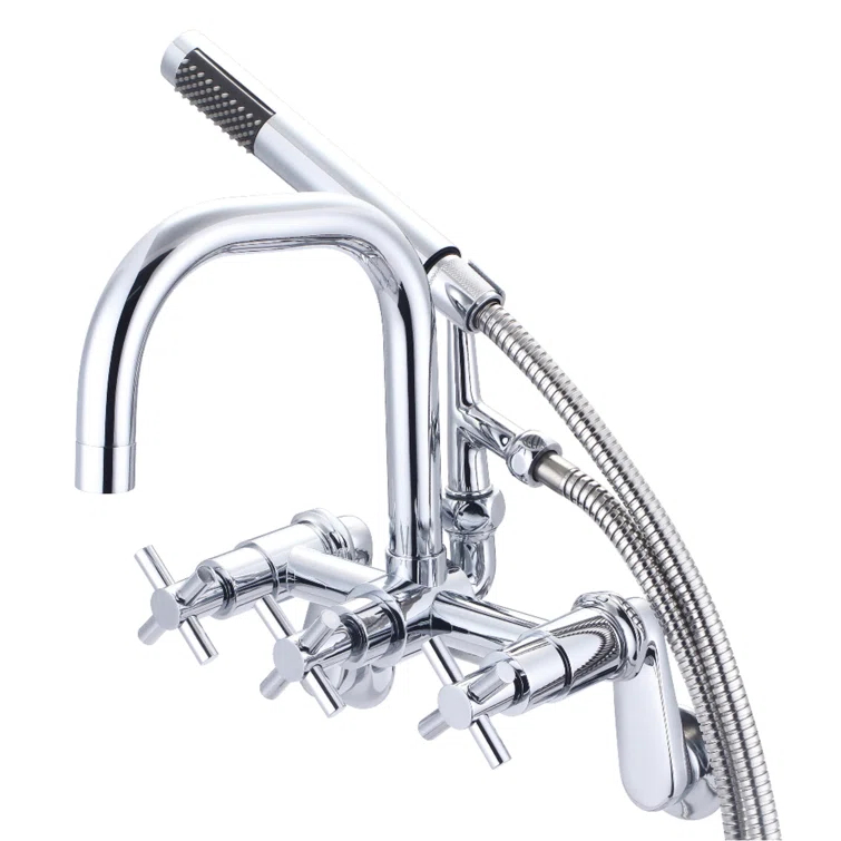 Kingston Brass Kingston Brass Concord Wall Mount Clawfoot Tub Faucet AE8451DX