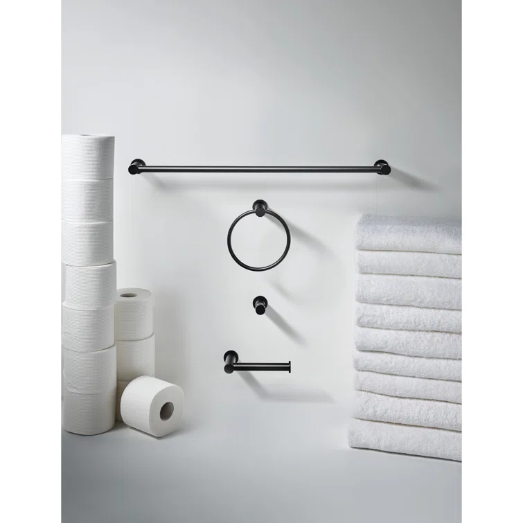 Hopewell Bath Single 31 1/2" Wall MountedTowel Bar