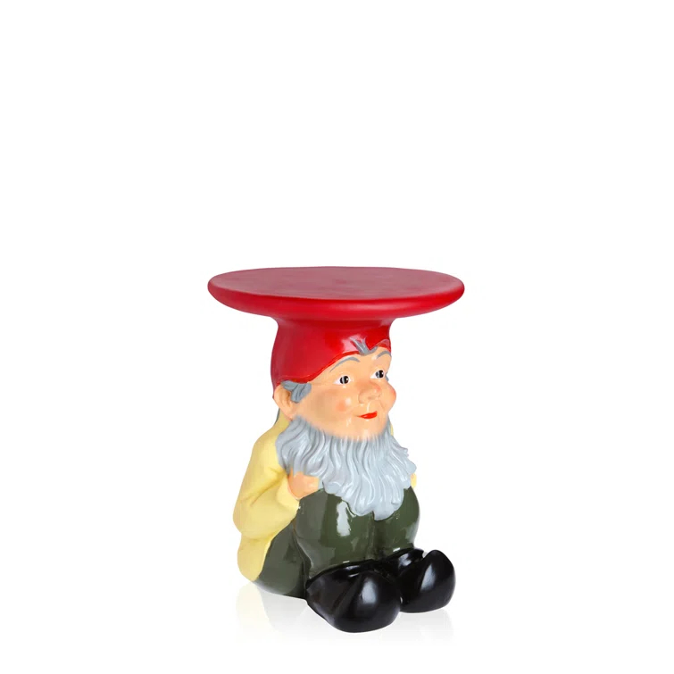 Gnomes Plastic Accent Stool