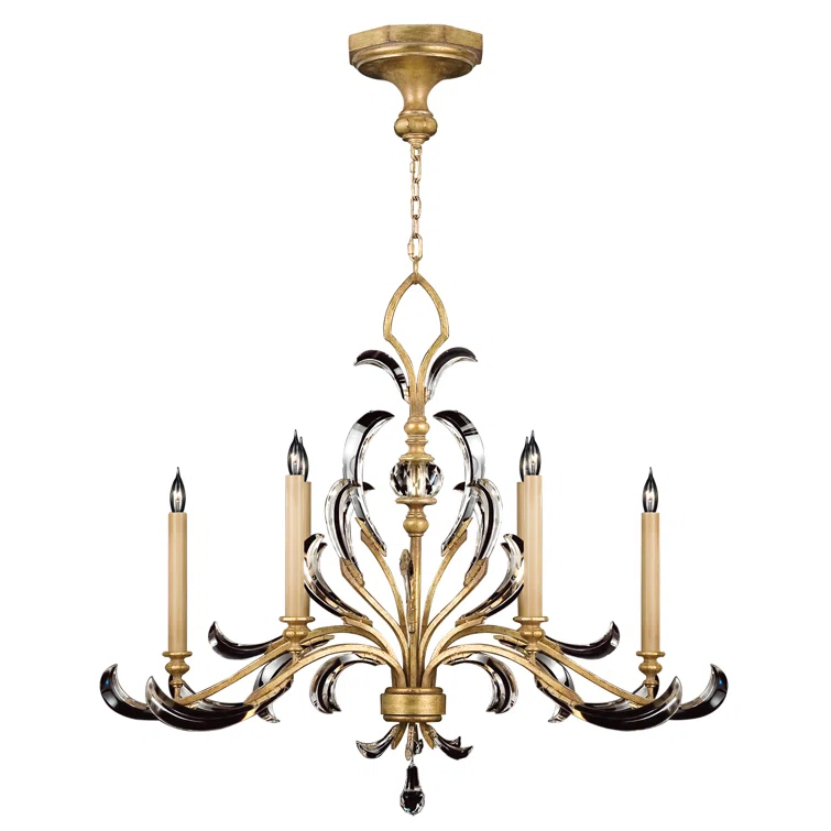Beveled Arcs 6 - Light Classic / Traditional Chandelier