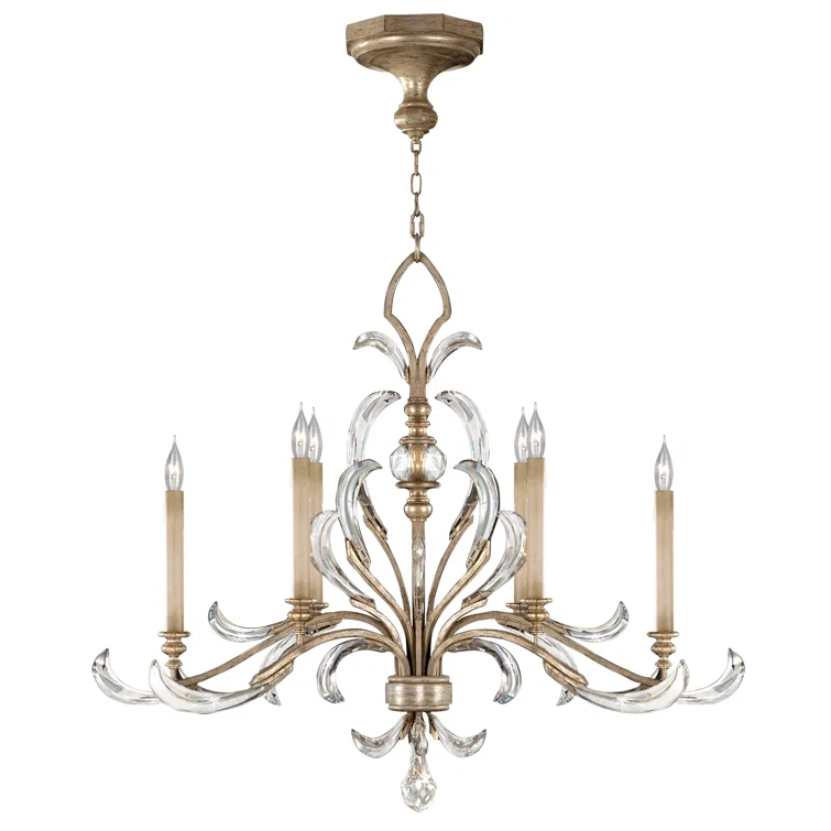 Beveled Arcs 6 - Light Classic / Traditional Chandelier
