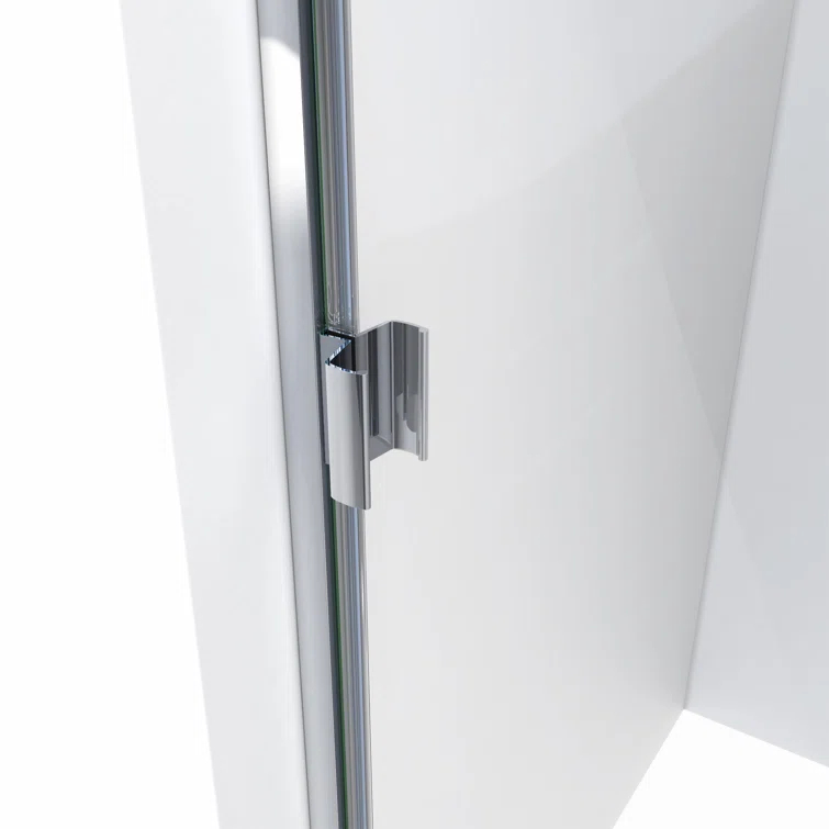 RD Swinging 32" W x 64" H Semi-Frameless Shower Door
