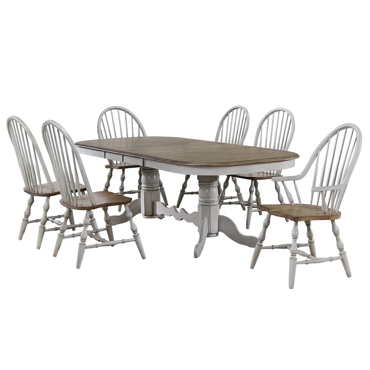 Country Grove 6 - Person Double Pedestal Dining Set