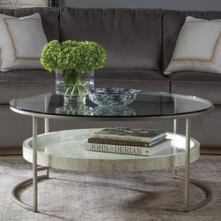 Signature Designs Cumulus Capiz Cocktail Table