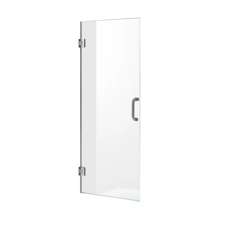 Fellow Series 30" x 72" Hinged Frameless Shower Door